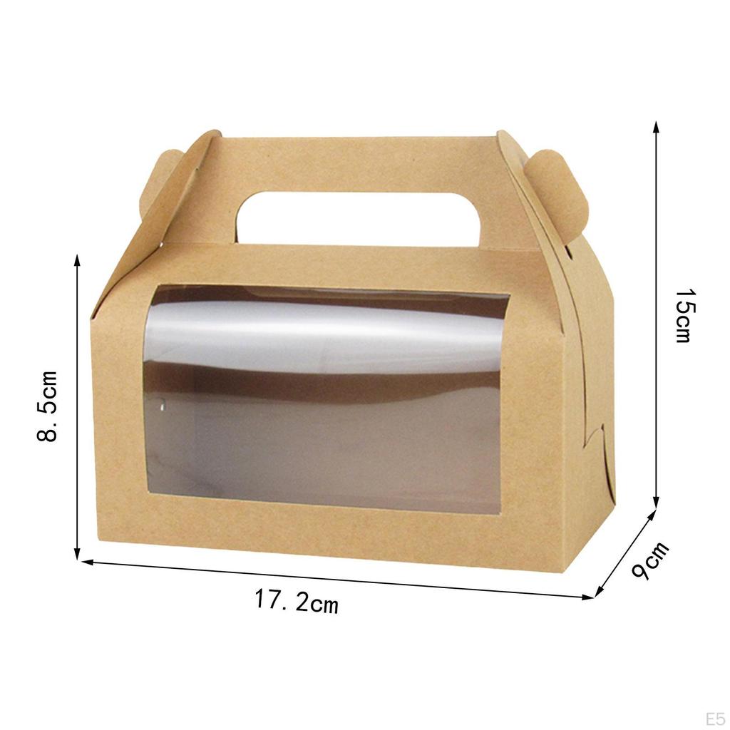 12 Pieces Cake Boxes Bakery Gift Pastry Dessert Containers for Year