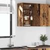 VidaXL Wall-mounted Cabinet "Riga" Antique Wood 40 X 29.5 X 60 Cm Engineered Wood 854182