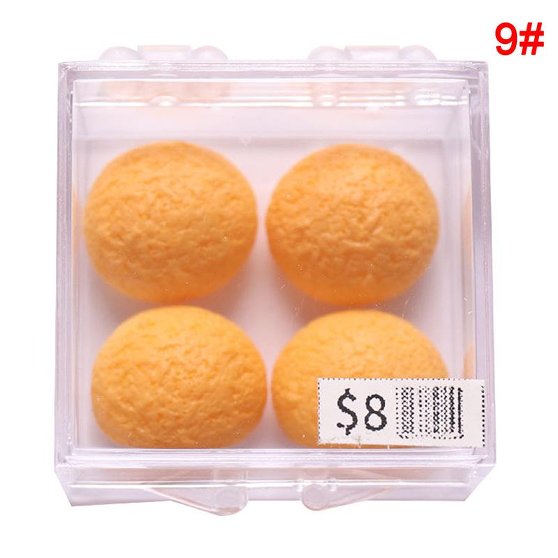 1:12 Miniature Dollhouse Egg Tart Mini Chocolate Cake Dessert Bento box Model for Doll House Decor Pretend Food Kitchen Toys