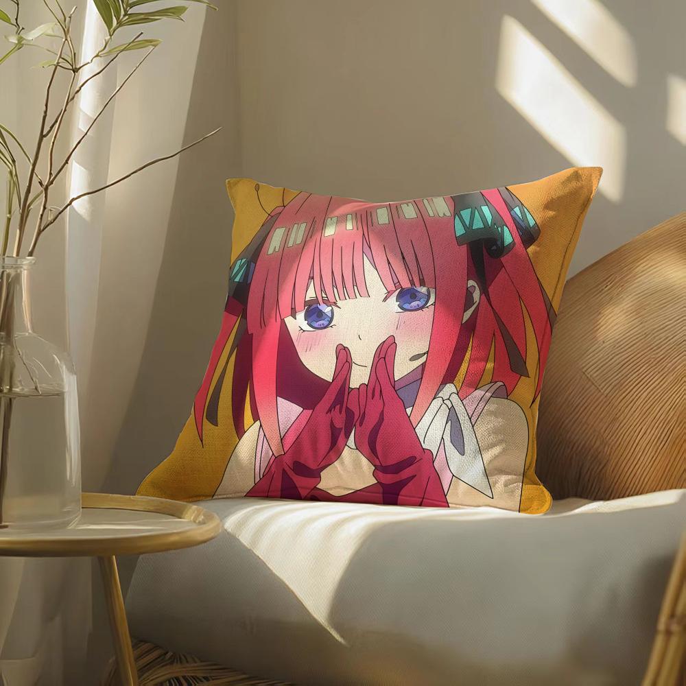 Animegirlninonakano Kissenbezug Kissenbezug, Zweiseitig Bedruckt, Sofakissen, Schlafzimmer Kopfteil