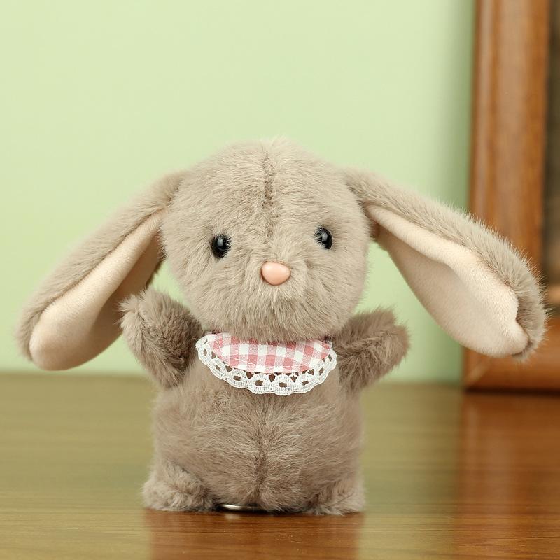 Lapin en peluche mignon et doux, peluche à longues oreilles, compagnon de sommeil amusant pour bébé, décoration délicate pour la maison, cadeaux pour enfants