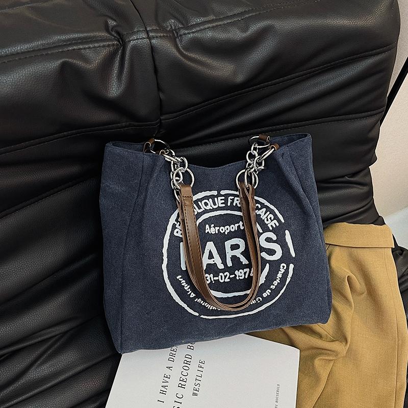 Large Capacity Women Totes Letters Printed Luxury Designer Handbags Ladies Casual Canvas Bag New Hobos Shoulder Messenger Bag