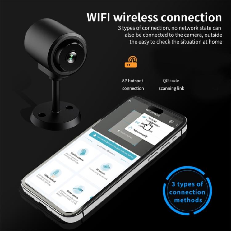 WiFi Surveillances Camera Indoor Camera With Night Sights Human Detection Easy Installation Remote Monitoring Camera