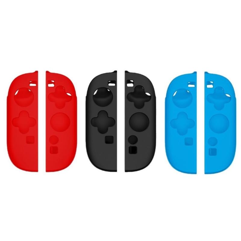 Controller Skin Silicone Cover Set Nonslip Washable Protective Shell Includes 2 Thumbstick Caps