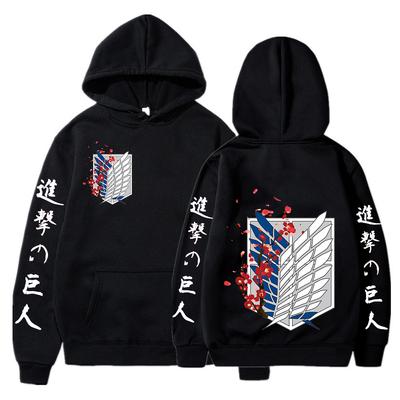 Attack On Titan Women Fashion Hoodie Harajuku Print Anime Hoodies Men Hoody Streetwear Tops Sweatshirt Women Clothing