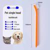 Disposable Pet Toothbrush for Dogs & Cats - Individually Wrapped for Oral Cleaning