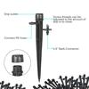 50pcs 360 Degree Adjustable  Drippers Water Flow Irrigation On Stake Emitter Drip System KTY