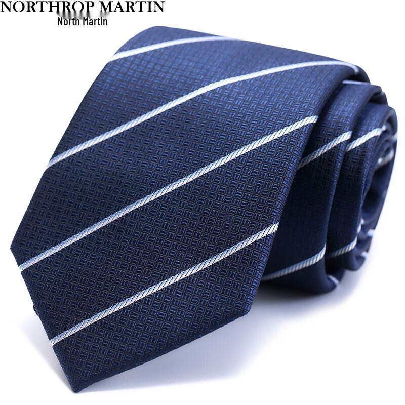 North Martin Men s Striped Pre-tied Silk Zipper Tie 50cm*8cm