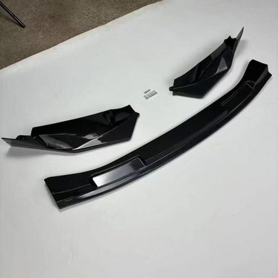 Gloss Black Carbon Fiber Front Lip for BMW M3/M4 G80 G82 - V Style Three-Piece Body Kit