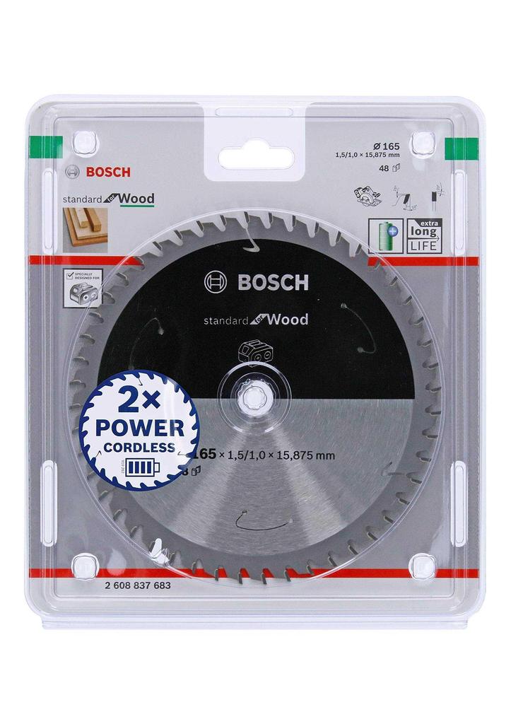 Bosch Professional Circular Saw Blade Standard (for Wood, 165 X 20