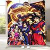 Anime D-Dragon Ball Game Cartoon Flannel Blanket,Ultra Soft Warm Plush Throw for Home Bedroom Bed Sofa Cover Office Camping