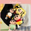 Crayon Shinchan Honey Penguin Dinosaur Turtle Shaped Keychain Plush Toy For Backpack Decoration Gifts