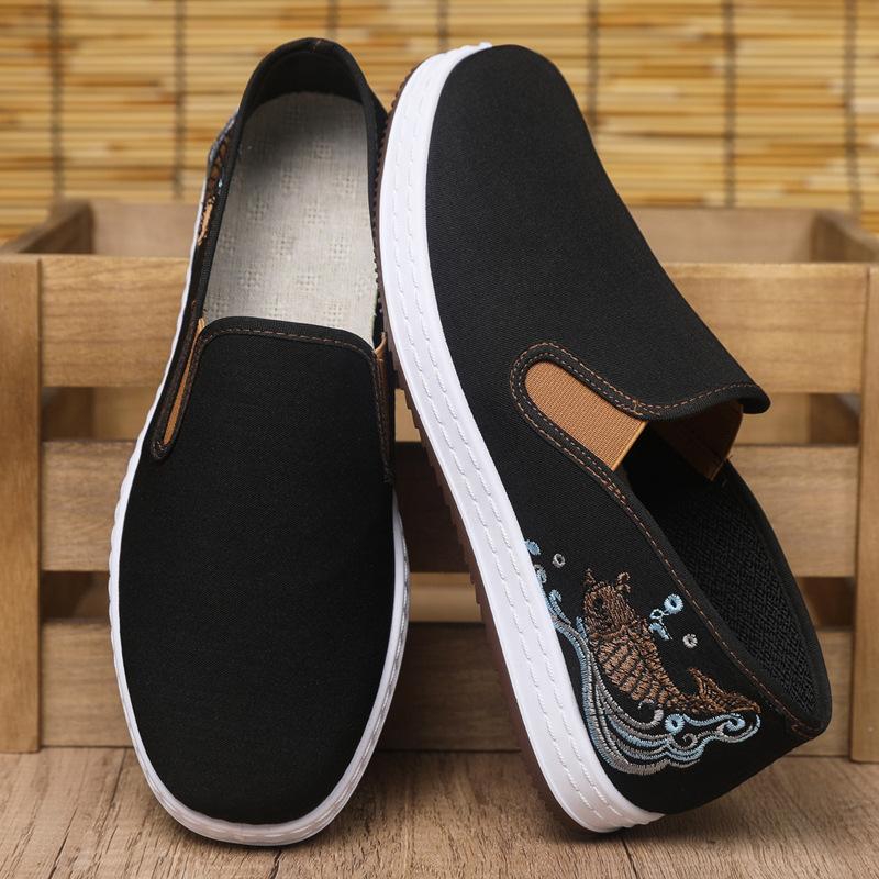 New Ethnic Style National Style Embroidered Cloth Shoes Canvas Shoes Summer Breathable Shoes