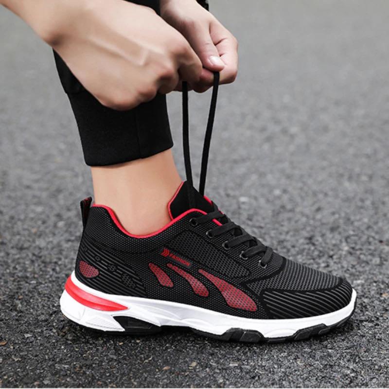 Men shoes Casual Sneakers Outdoor Running Shoes for Men New Non-slip Sport Men's Breathable Trainers Lace Up Walking Shoes
