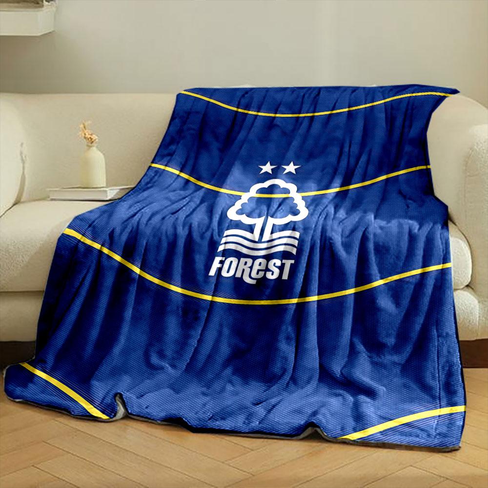 Blue Forest Logo Blanket Design print blanket soft and cozy perfect for the living room bed sofa or a nap,gift