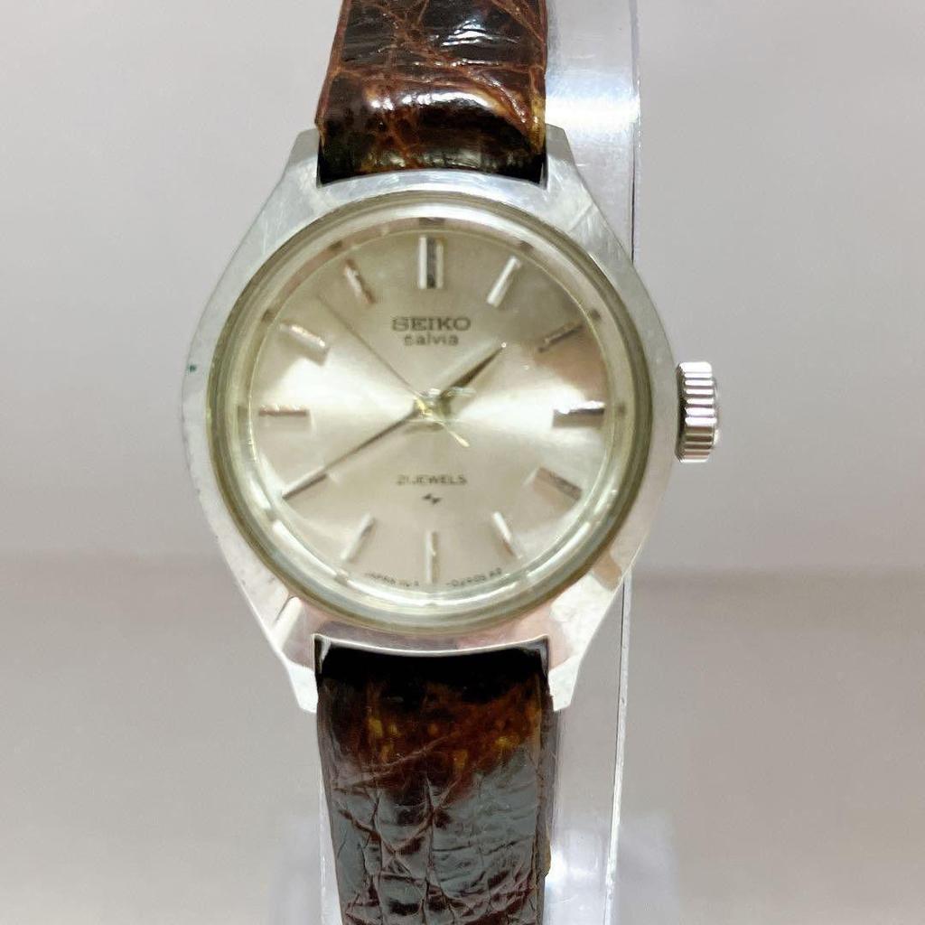 Used Working Item Ladies' SEIKO Salvia Manual Winding Watch 1104-0090