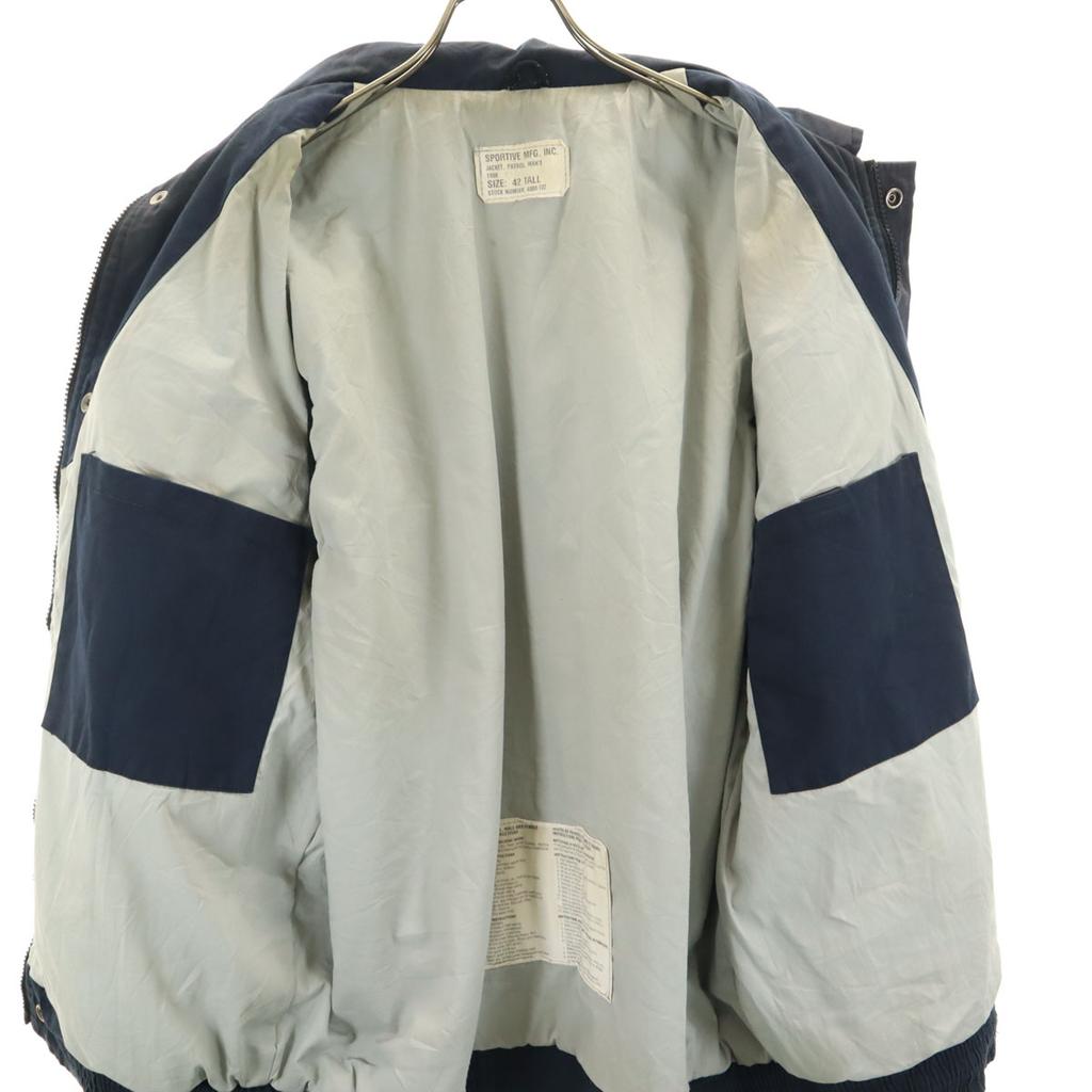 Canadian Army 90s Old Police Jacket 42 Navy Men's Used
