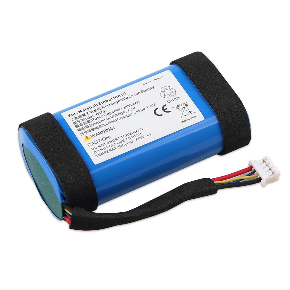 NEW Replacement Battery B0797 For Marshall EMBERTON III 3rd Gen Bluetooth Speaker Batteries 2680mAh