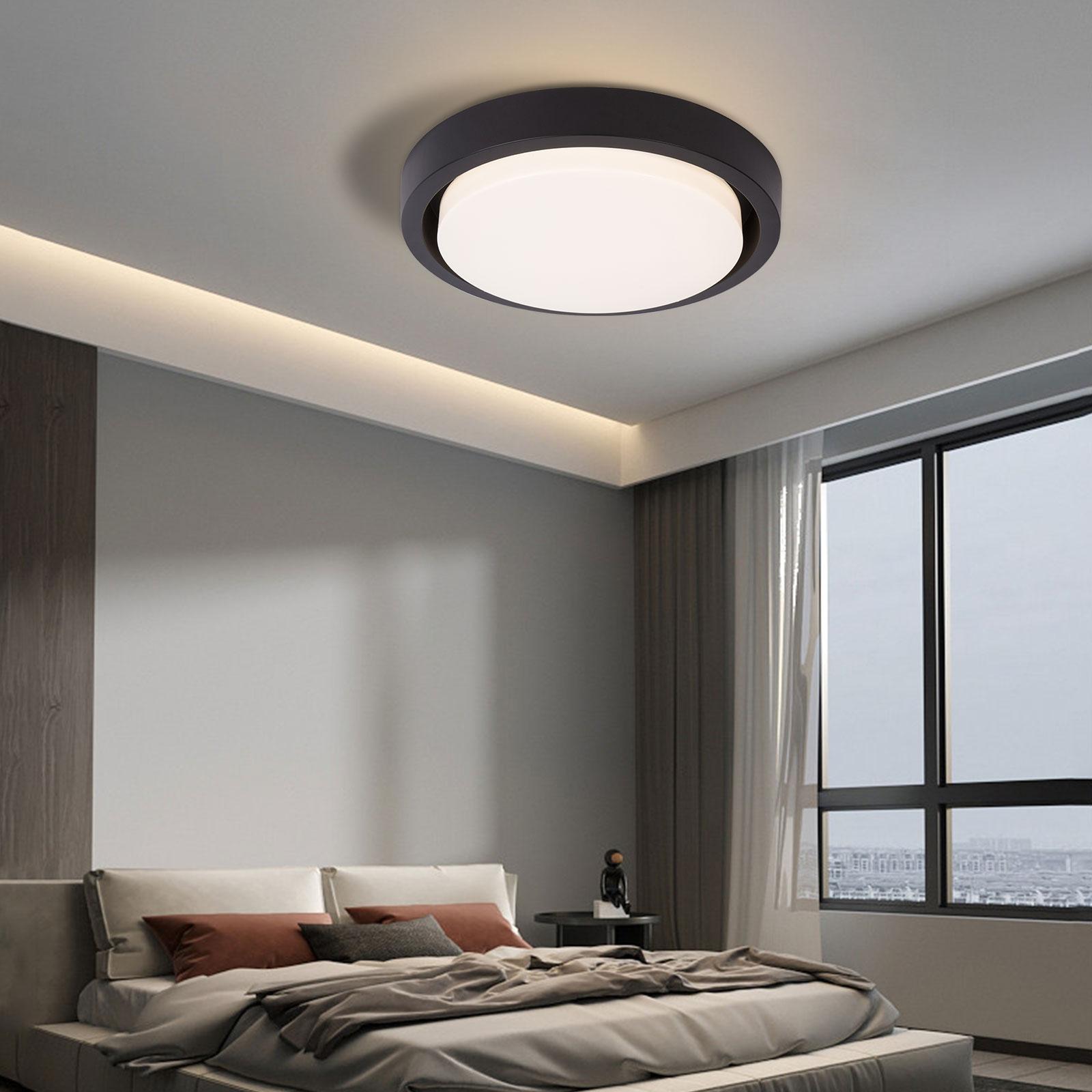 

10-Light Adjustable Semi Flush Mount Ceiling Lighting Fixture, Remote Control Dimmable LED Chandelier for Living Room & Bedroom 72W чорний