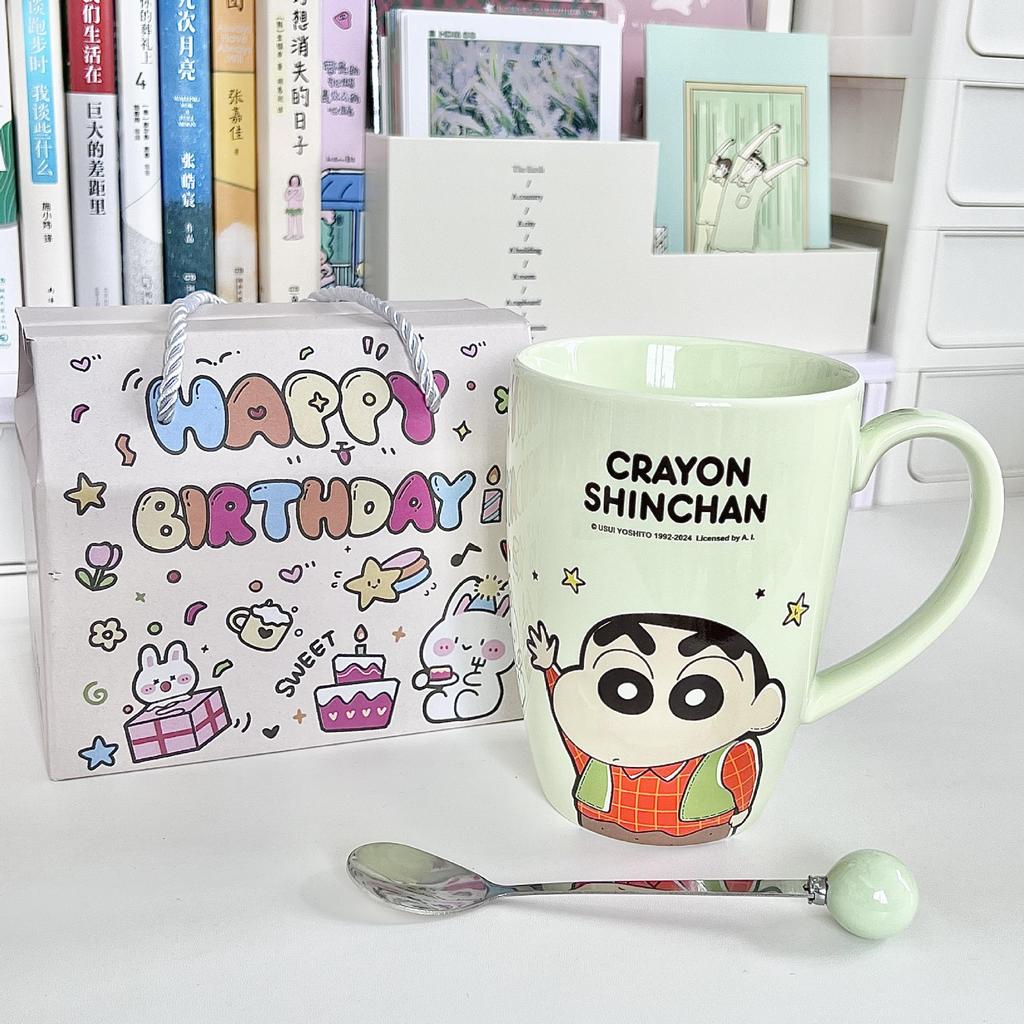 Hochwertiger Buntstift kleine neue große Kapazität Wasserbecher Jungen und Mädchen Zuhause Kaffee Milchbecher niedliches Paar Geburtstagsgeschenk