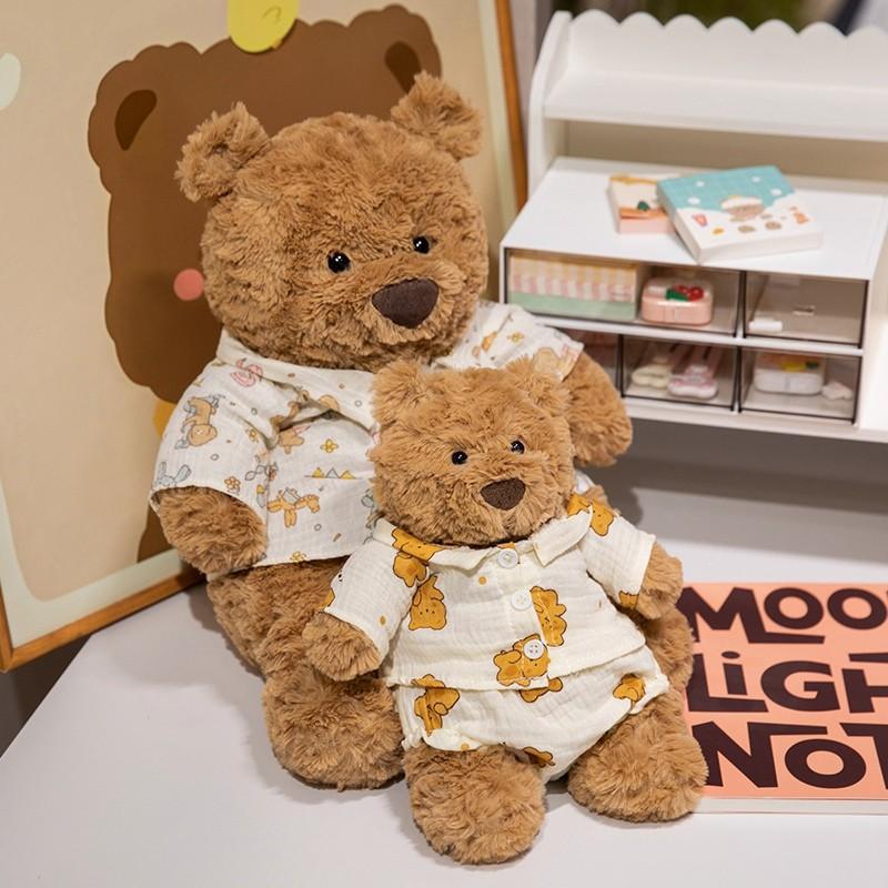 Adorable Barcelona Bear Plush Toy Cute Teddy Bear Pillow For Girls Birthday Gift