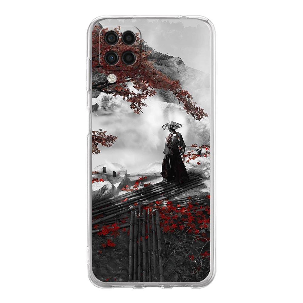Case For Samsung Galaxy A13 A23 A33 A53 A73 5G A51 A71 A21S A12 A11 A31 A41 A01 A03s A52 A32 A22 Cover Japanese Bushido Samurai