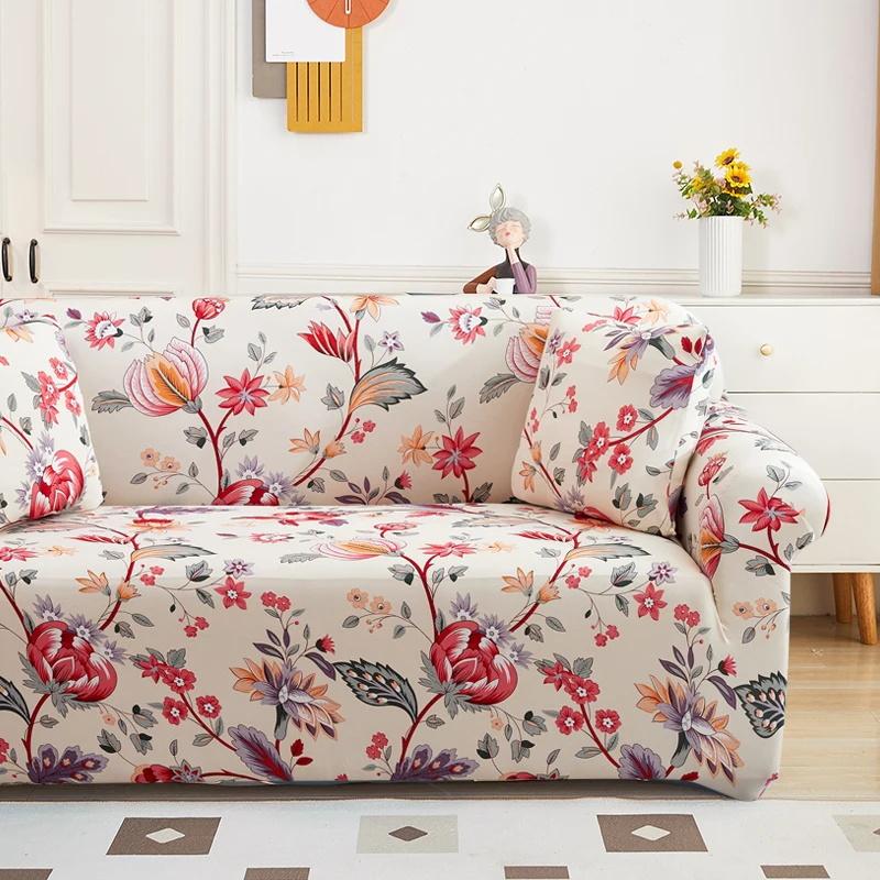 Stretch Couch Cover Non-Slip Sofa Covers For Living Room Sectional Sofa Slipcovers Furniture Protector For Kids Pets Washable