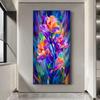 Purple Iris Flower 5D Diy Diamond Mosaic Art Full Square Round Diamond Painting Still Life Big Size New 2025 Home Decoration