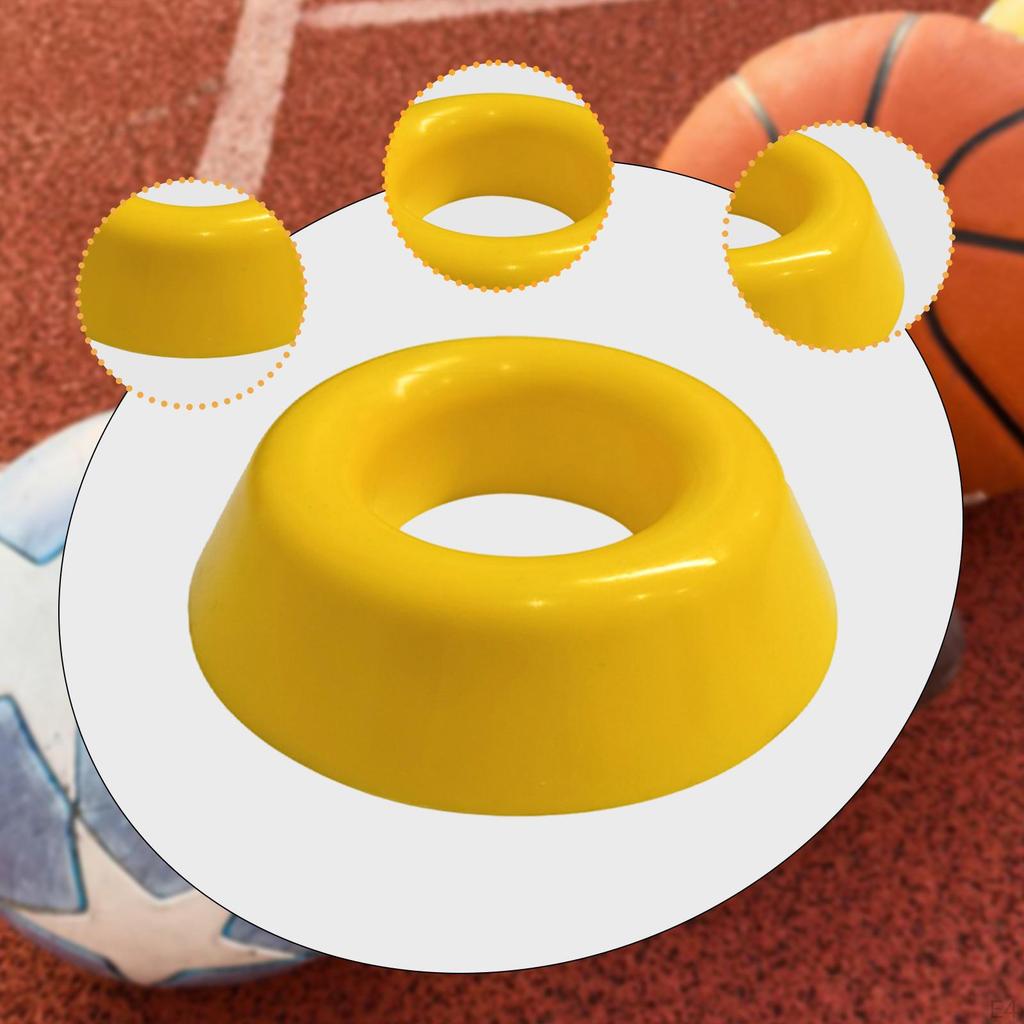 4 Pack of Ball Holders for Volleyball And Football Display Options