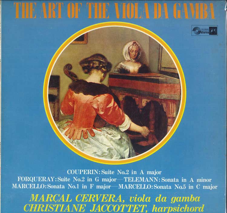 

LP Record - The Art of the Viola da Gamba CHJ30049 CONCERT HALL Japan Classical Used
