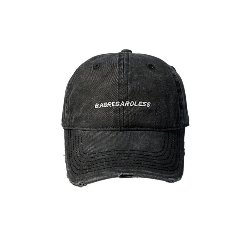 Koreanische Vintage-inspirierte bestickte Baseballkappe – Unisex Sommer-Entenschnabel-Sonnenhut