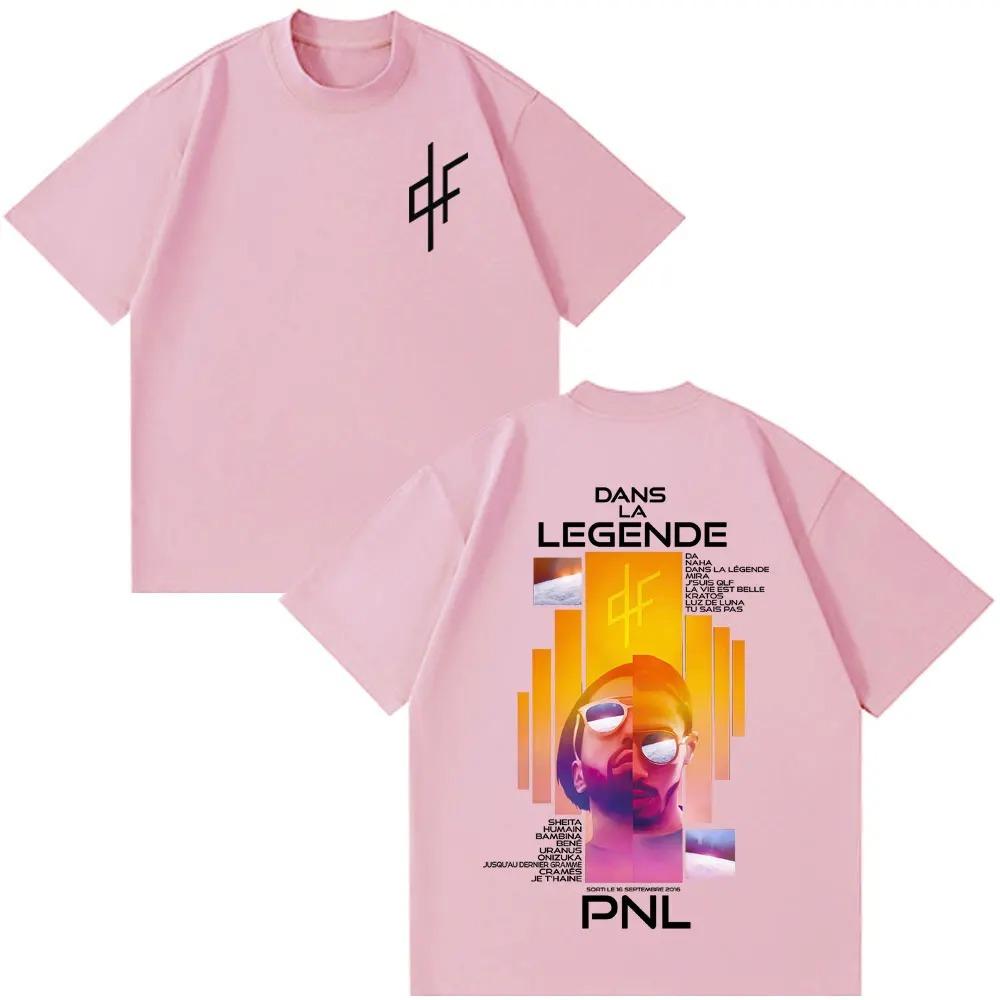 Französischer Rapper PNL Le Monde Chico Album Grafik T-Shirt Unisex Hip Hop Locker Hohe Qualität Lässig Damen und Unisex T-Shirt
