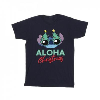 Чоловіча футболка Lilo and Stitch Christmas Tree Shades