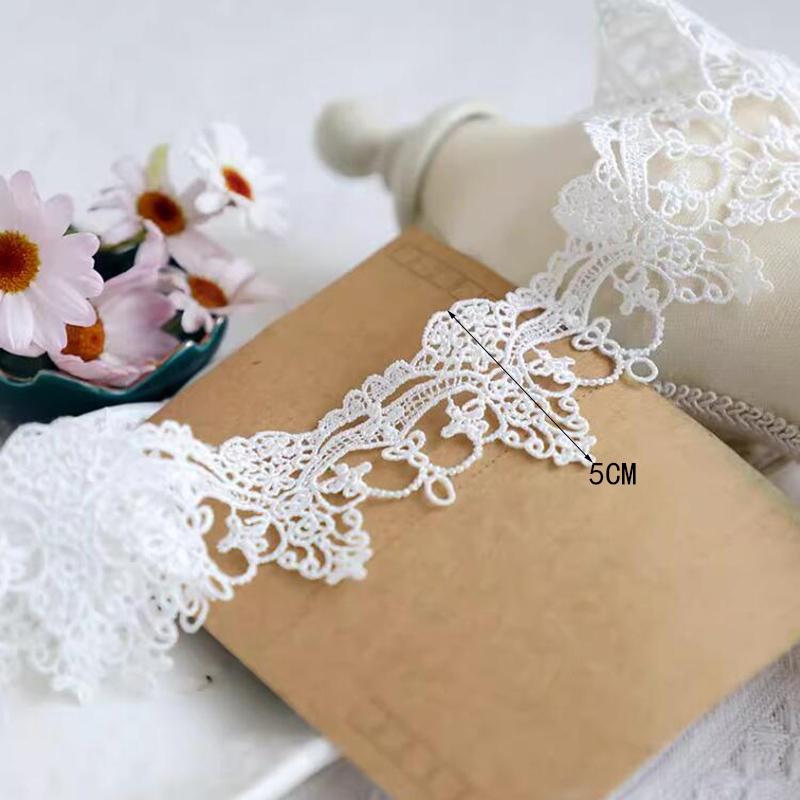 1 Yard Negru Alb Dantelă de Înaltă Calitate Accesorii Dantelă pentru Cusut Haine DIY Dantelă pentru Cusut Lățime 5cm