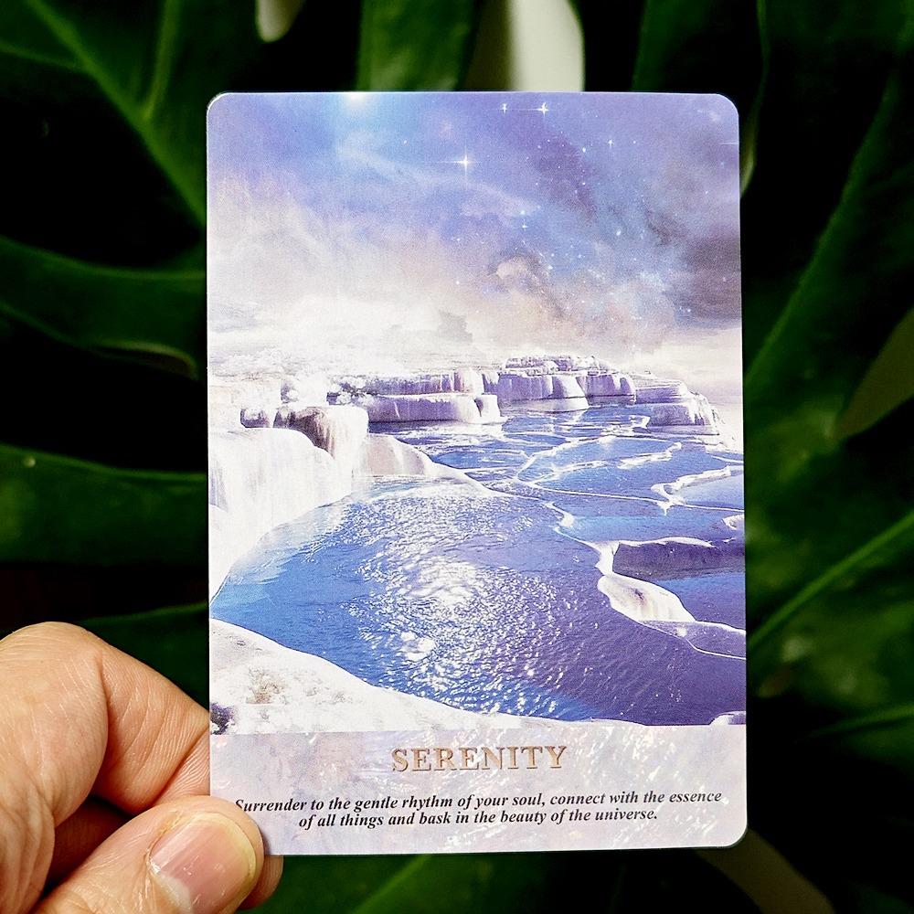 Pearls of Wisdom Oracle Deck 10,4 x 7,3 cm 44 Karten Tauchen Sie ein in die ätherischen Visuals und führen Sie zur Entdeckung tieferer Bedeutung