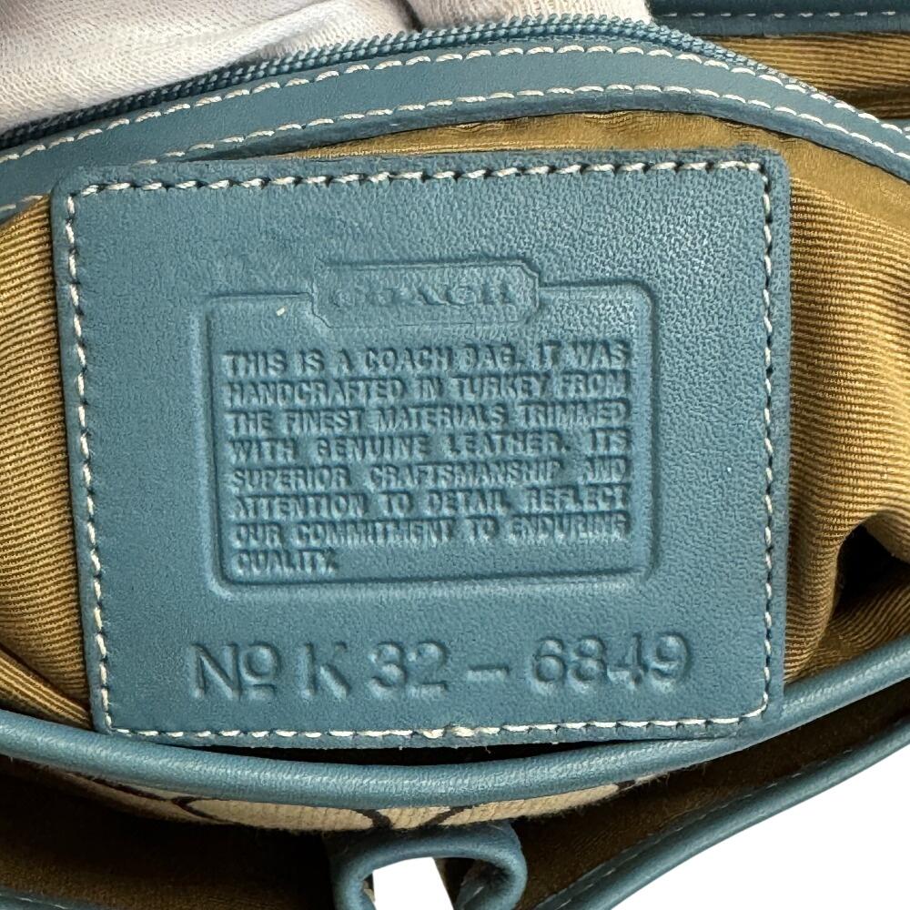 Coach 6849 COACH Signature Canvas Shoulder Bag Beige Canvas Used