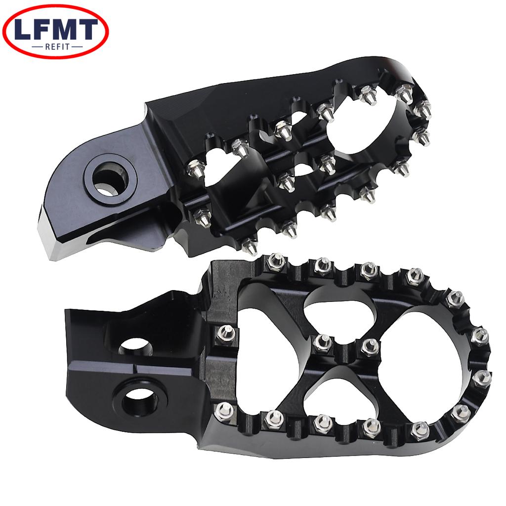 For KTM XC XCF SX SXF EXC EXCF XCW XCFW 125 150 250 300 350 450 500 2017-2023 Motorcycle CNC Foot Pegs Footpeg Pedals FootRest