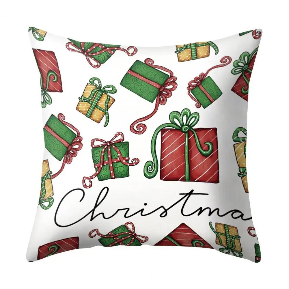 Povlaky na polštáře s vánoční tématikou Autodoplňky Kancelář Santa Claus Pohovka do obývacího pokoje Domácí povlaky na polštáře