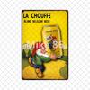 [ Mike86 ] Belgian Beer La Mc Cherry Chouffe Bok Soleil Metal Tin Sign Wall  Poster Iron Painting Pub Decoration S-02 20*30 CM