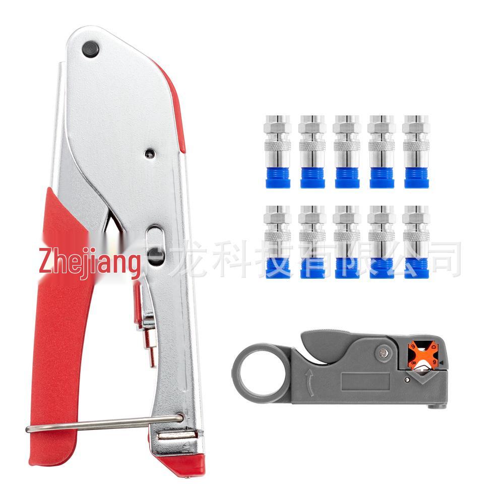 

Инструмент для обжима коаксиального кабеля Jiman RG59/6 - Плоскогубцы для F-разъемов и стриппер для проводов