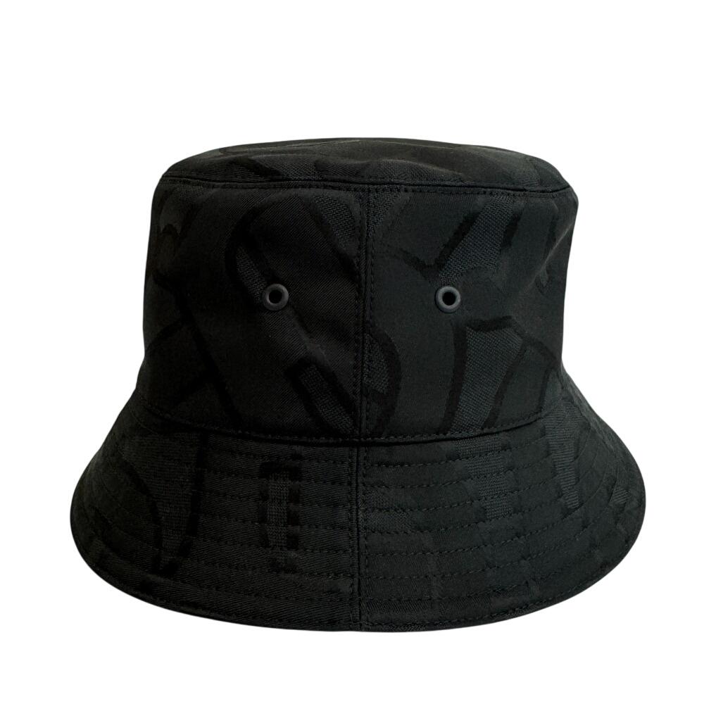 Burberry Bucket Hat Monogram Nylon Other Hats Black Nylon Used