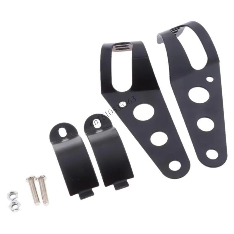 090E Motorcycle Headlight Bracket Holder Motorbike Modified Accessories Adjustable
