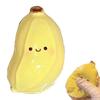 1/2Pcs Cartoon Banana Squeeze Toy Stretchy Relaxation Focus Aid Smiling Banana Fidget Toy Portable Simulated Fruit Shape