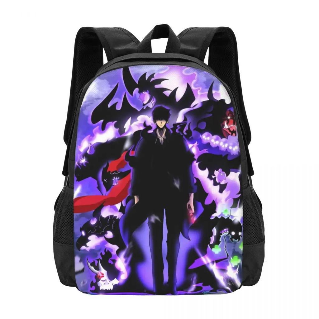 Solo Leveling Travel Laptop Backpack, Business College School Computer Bag Gift for Men & Women