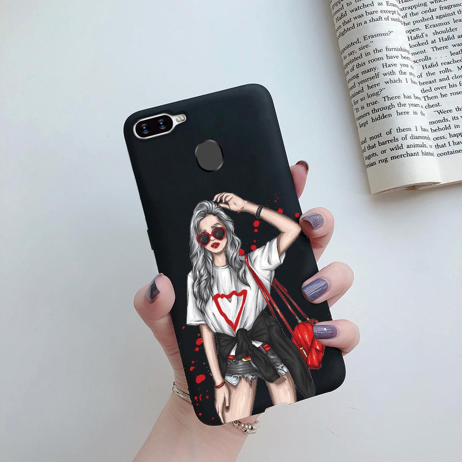 Case For OPPO A5S Back Cover Soft Candy Silicone Pretty Girls Phone Case For OPPO A5S AX5S A7 2018 AX7 A7N A12 Cover Coque Funda