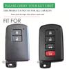 Car Remote Key Case Cover Shell Fob for Toyota Auris Camry RAV4 Avalon Yaris Verso 2012 2013 2014 2015 2016 2017 Accessories