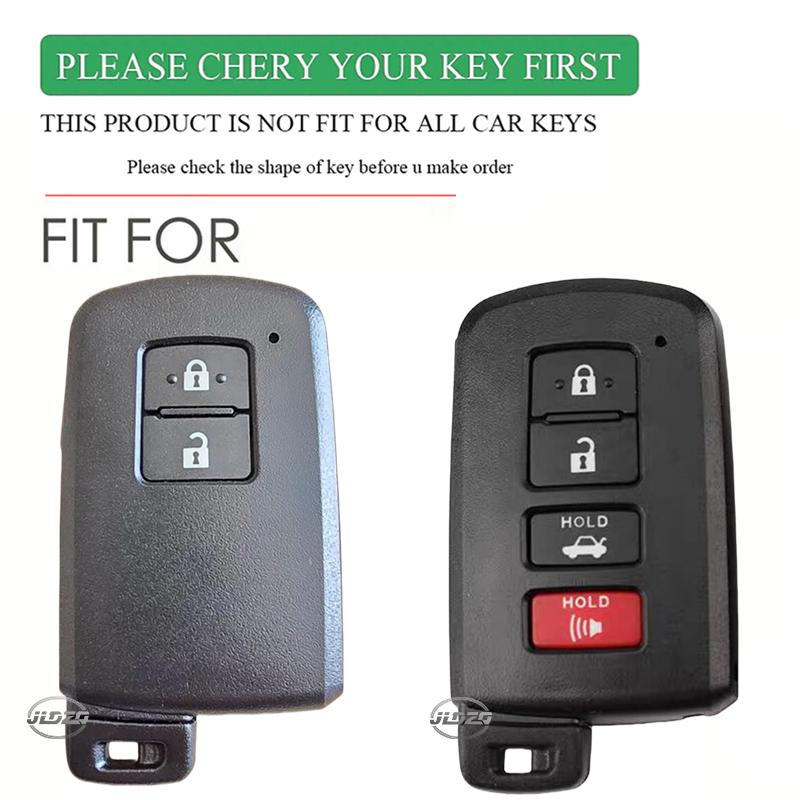 Car Remote Key Case Cover Shell Fob for Toyota Auris Camry RAV4 Avalon Yaris Verso 2012 2013 2014 2015 2016 2017 Accessories