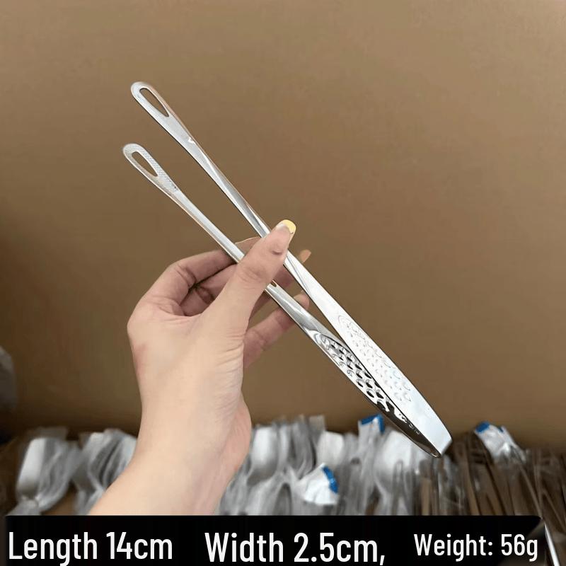 

ZISIZ 304 Stainless Steel Food Tongs (4-Pack)
