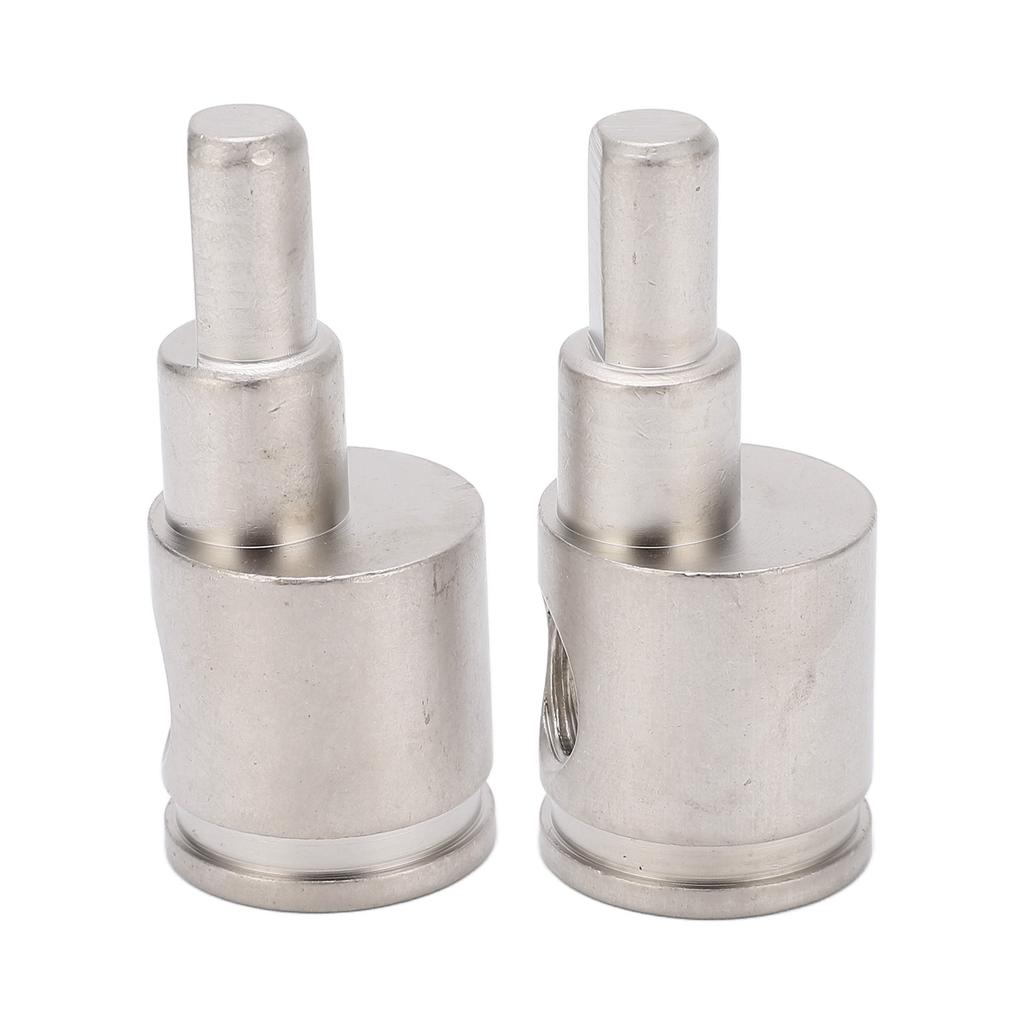 2pcs Amp Input Reducer Adapter 0 Gauge To 4 Gauge High Power Brass Nickel Plated for Car