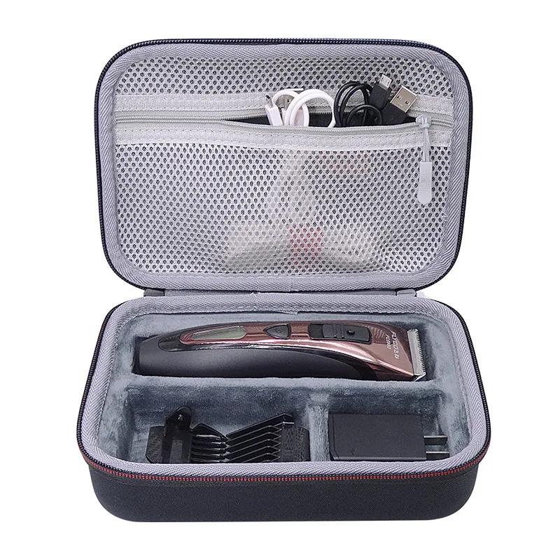 Professional Barber Clipper Tool Organizer EVA Hard Storage Case Waterproof Travel Bag Guard Box for Trimmer Shaver Accessories